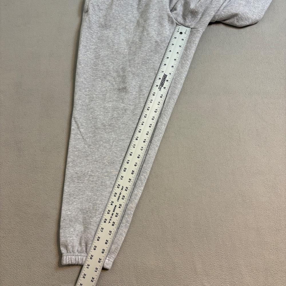 Skims Lounge Pant womens XL Gray Joggers Elastic Waist Pockets Capri - Picture 7 of 8